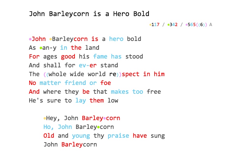 John Barleycorn vs 1